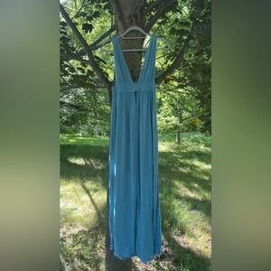Forever 21 Light Blue Smocked Dress